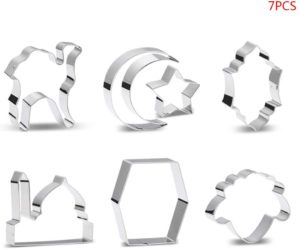 eid,cookie cutters,ramadan,cookies,Muslim,Islamic,masjid,camel,moon,star,lamb,lamp,prayer mat